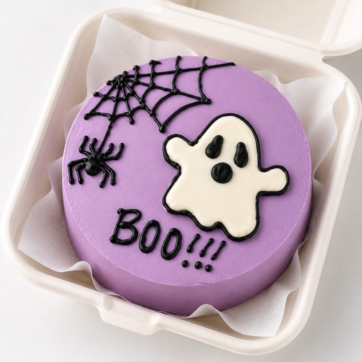 Boo Love - Sweet Surprise Bento Cake available in vanilla and chocolate flavors for same day delivery